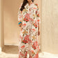 Women Floral Printed Regular Kurta with Palazzos