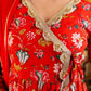 Floral Printed Angrakha Gotta Patti Pure Cotton Kurta with Palazzos & Dupatta