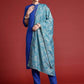 Women Blue Kurta Pant Set