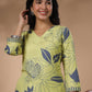 Floral Printed Kurta with Trousers