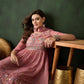 Embroidered Kurta & Trousers With Dupatta