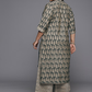 Plus Size Floral Printed Regular Gotta Patti Kurta with Palazzos