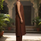 Women Regular Thread Work Kurta with Palazzos