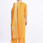 Women Yellow Kurta with Palazzos & With Dupatta