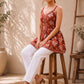 Women Floral Print Cotton Top