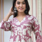 Women Floral Printed Regular Kurta with Trousers