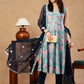 Women Cotton Blend Kurti Pant Dupatta Set