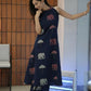 Elephant Print Sleeveless Kurta Palazzo set