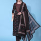 Women Pure Cotton Kurta Pant Dupatta Set