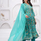 Women Pure Cotton Kurta Palazzo Dupatta Set