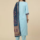 Women Cotton Blend Kurta Pant Dupatta Set