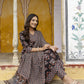 Women Pure Cotton Kurta Pant Dupatta Set