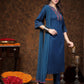 Women Crepe, Net Kurta Pant Dupatta Set