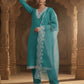 Women Silk Blend Kurta Pant Dupatta Set