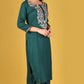 Women Viscose Rayon Kurta Pant Set