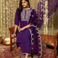 Women Silk Blend Kurta Pant Dupatta Set