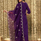 Women Silk Blend Kurta Pant Dupatta Set