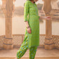 Women Pure Cotton Kurta Pant Attached Dupatta Set