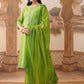 Women Pure Cotton Kurta Pant Attached Dupatta Set