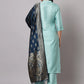 Women Cotton Silk Kurta Pant Dupatta Set