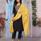 Women Viscose Rayon Kurta Pant Dupatta Set