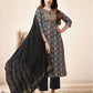 Women Cotton Blend Kurta Pant Dupatta Set