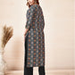 Women Cotton Blend Kurta Pant Dupatta Set