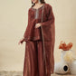 Women Pure Silk Kurta Pant Dupatta Set
