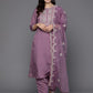 Women Silk Blend Kurta Pant Dupatta Set