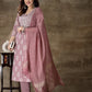 Women Viscose Rayon, Pure Cotton Kurta Pant Dupatta Set