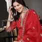 Women Silk Blend Kurta Pant Dupatta Set