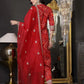 Women Silk Blend Kurta Pant Dupatta Set