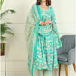 Women Pure Cotton Kurta Pant Dupatta Set