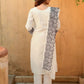 Women Chanderi Kurta Pant Dupatta Set