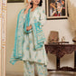 Women Pure Cotton Kurta Palazzo Attached Dupatta Set