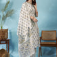 Women Floral Printed Regular Kurta with Trousers & With Dupatta