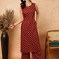 Floral Printed Pure Cotton Straight Kurta with Palazzos