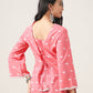 Geometric Printed V-Neck Pure Cotton Kurti