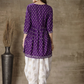 Ethnic Motifs Printed Gotta Patti A Line Kurti With Dhoti Pants