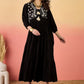 Floral Embroidered Maxi Dress
