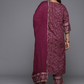 Ethnic Motifs Yoke Design Gotta Patti Kurta with Trousers & Dupatta