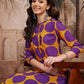 Geometric Print Kurta with Salwar