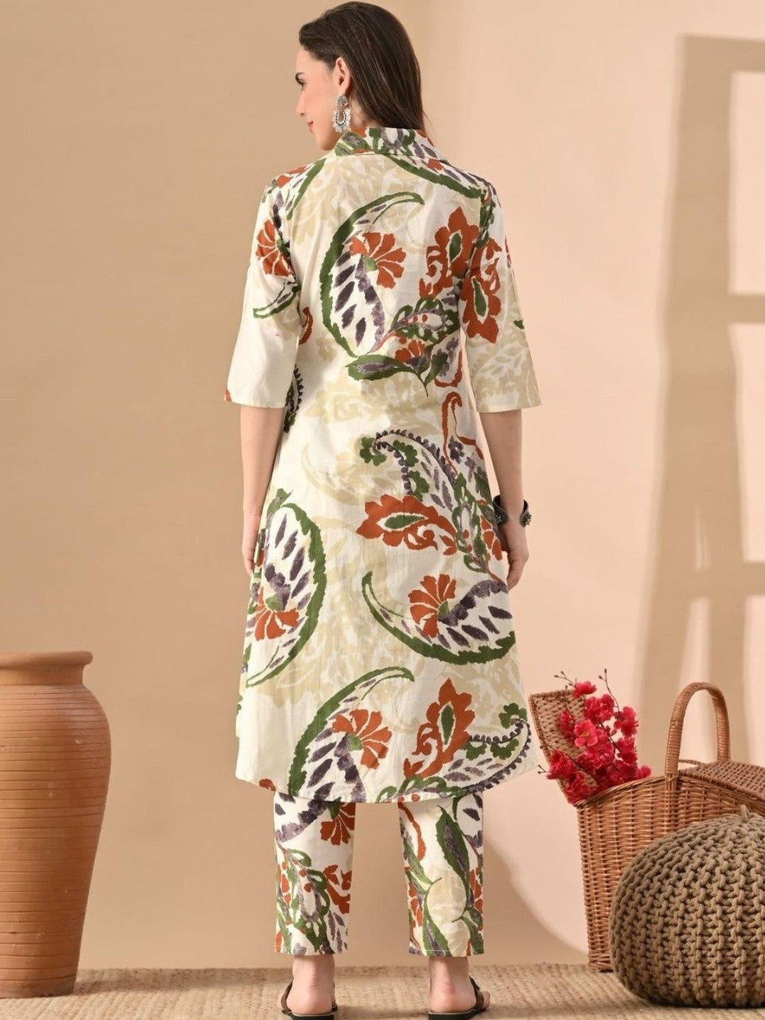 Printed Tunic With Trousers Co-Ord