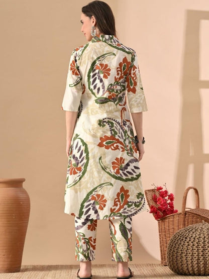 Printed Tunic With Trousers Co-Ord