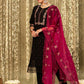 Women Silk Blend Kurta Pant Dupatta Set