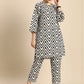 Women Printed Regular Kurta with Trousers