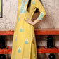 Women's Cotton Blend Straight Hand Block Printed Kurta with Pant & Dupatta