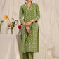 Women Floral Printed Regular Pure Cotton Kurta with Trousers