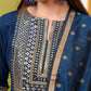 Ethnic Motifs Yoke Designed Sequined Straight Kurta with Palazzos & Dupatta - Amy's Cart