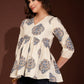 Women Cotton Printed Tops